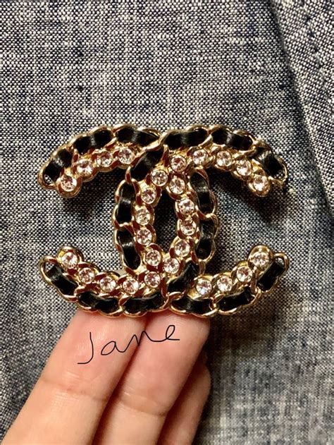 ebay chanel brooch replica|knock off chanel brooch.